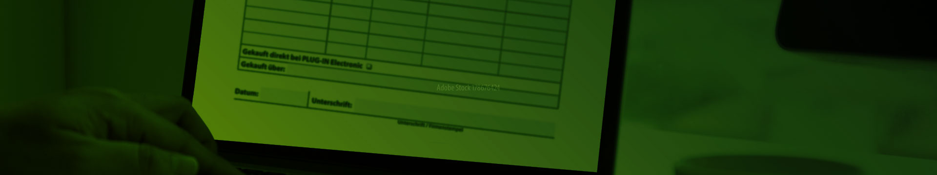 Produkt-Registrierung Produkt-Registrierung