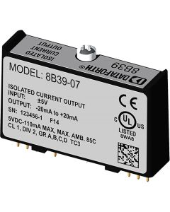 8B39 Isolierter Messverstärker mit Stromausgang (100 Hz)