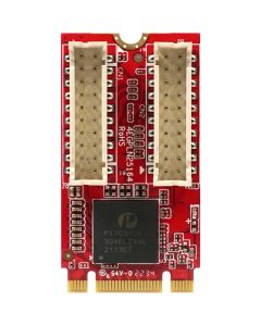 EGPL-22S2-Serie: Netzwerkschnittstelle M.2 2242 zu Dual 2.5 Gigabit-Ethernet LAN Module (isoliert)