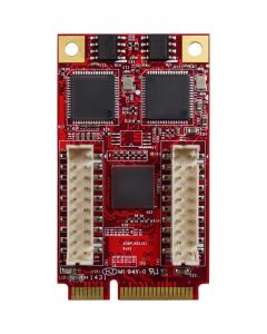 EMPL-G2P2-Serie: mPCIe auf dual GbE PoE+ Module, isoliert