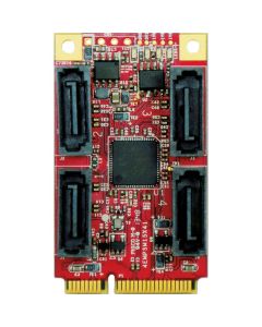 EMPS-3401-W1: mPCIe zu 4x SATA III Modul