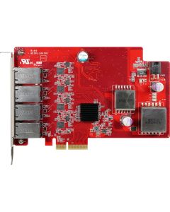 ESPL-G4P3-Serie: PCIe auf vier GbE PoE/PoE+ Module
