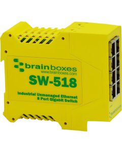 SW-518: DIN-Schienenfähiger 8-Port-Gigabit-Ethernet-Switch für die Industrie