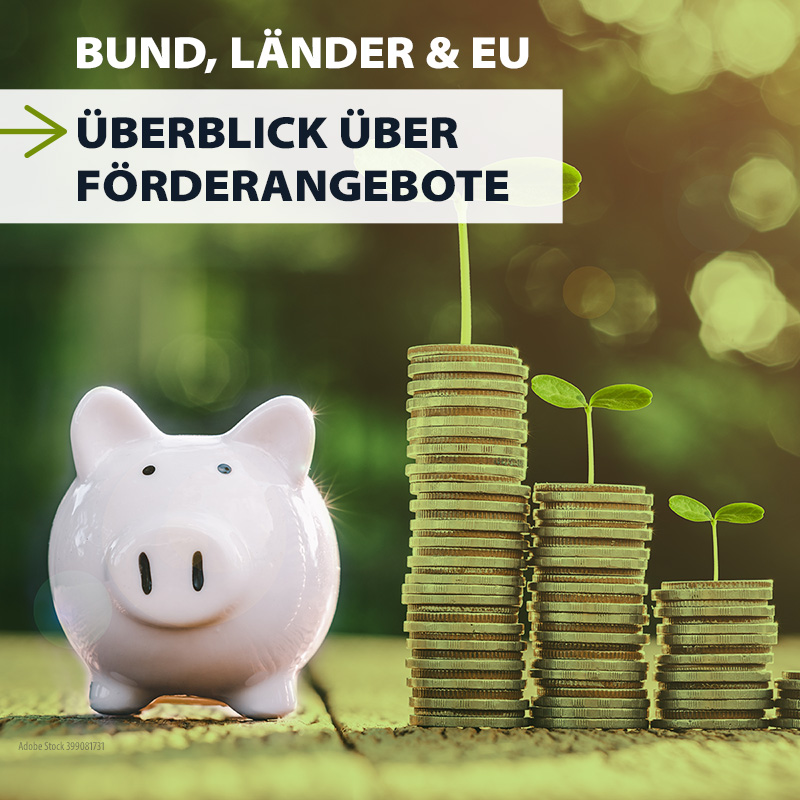 Förderangebote von Bund, Ländern und EU 