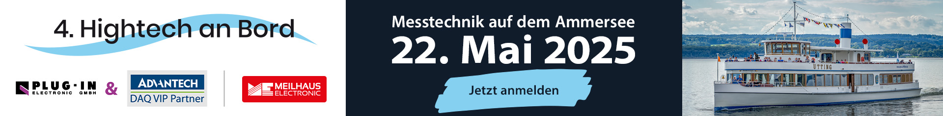 Hightech an Bord: Messtechnik auf dem Ammersee am 22.05.2025