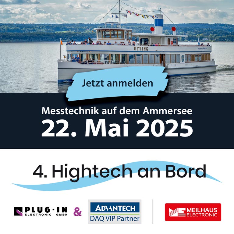 Hightech an Bord: Messtechnik auf dem Ammersee am 22.05.2025