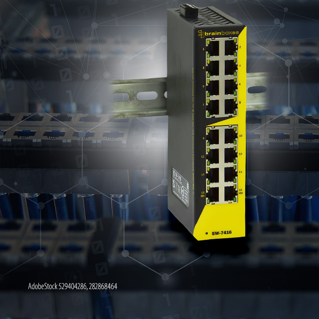 16-Port Ethernet-Switch SW-7416