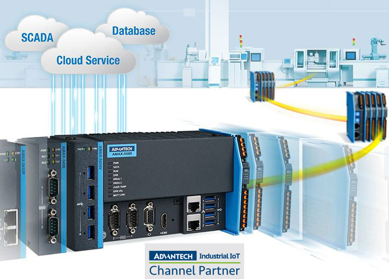 Industrial IoT: Automation & Industrie 4.0 mit AMAX-5000-Serie Industrial IoT: Automation & Industrie 4.0 mit AMAX-5000-Serie