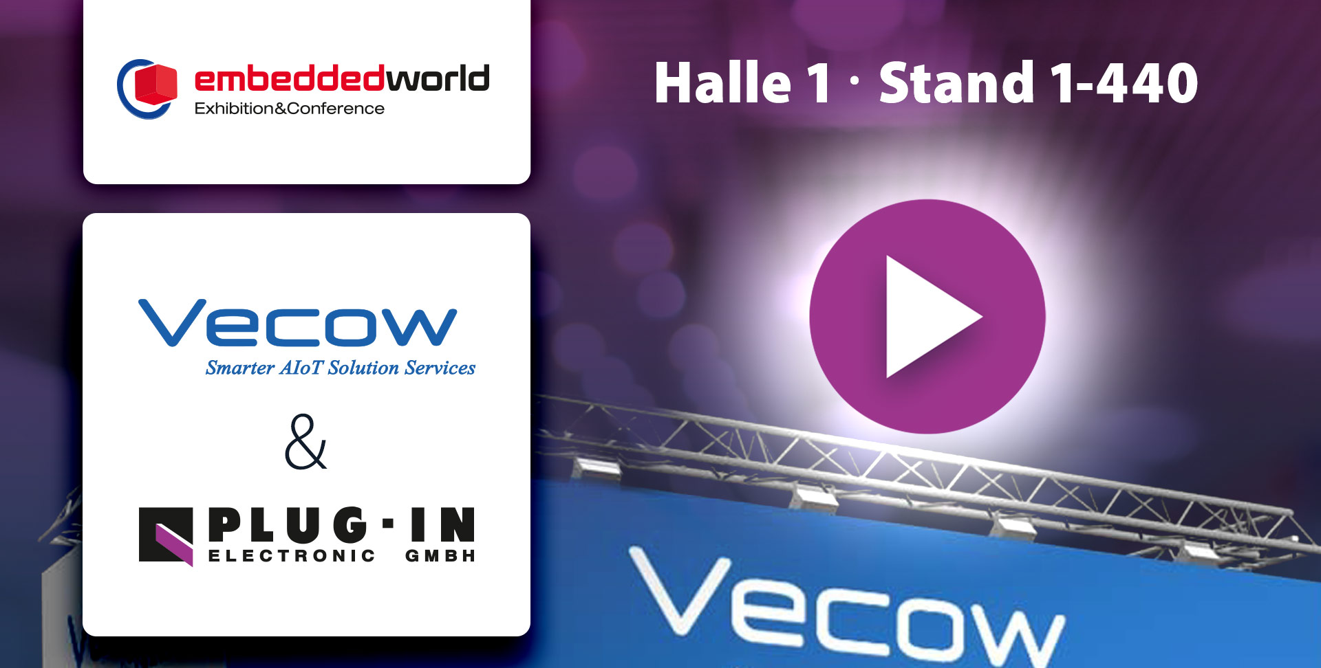 Kurz-Video: Messe-Highlights von Vecow mit zukunftsweisenden Technologien · Embedded World 2024