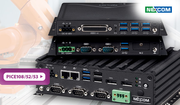 PICE108/52/53: Kompakte & lüfterlose Box-PCs mit Intel Celeron & Intel Atom Prozessoren