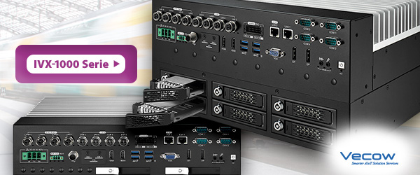 IVX-1000 Serie: Flexible & robuste Workstation für digitale Bahn-Anwendungen mit DIN EN50155:2017